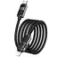 Дата кабель Hoco U137 Line with display Type-C to Lightning 27W (1.2m) Black - мініатюра 5