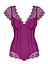 Боді Obsessive Moketta L/XL фіолетовий - мініатюра 4