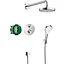 Душова система Hansgrohe ShowerSet Croma Select S/Ecostat S 27295000, Хром - мініатюра 1