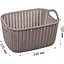 Кошик Stars Plast какао 5 л (94259/как) - мініатюра 3