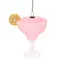Ялинкова прикраса "Коктейль у бокалі" 9*10 см, рожевий, YQ1405095 - мініатюра 1