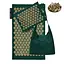 Коврик акупунктурный 4FIZJO Eco Mat Аппликатор Кузнецова с подушкой 68 x 42 см Navy Green/Gold 4FJ0251 (P-5907739312891) - миниатюра 2