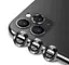 Защитное стекло на камеру DK для Apple iPhone 11 Pro Lens Metal Ring Eagle Eye 015724 black 2 шт. - миниатюра 3