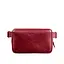 Шкіряна поясна сумка Dropbag Maxi бордова Krast - мініатюра 8