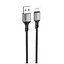 Кабель Borofone BX83 Famous silicone for Micro 2.4A/1 м чорний - мініатюра 1