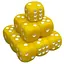 Настольная игра Games 7 Days Кубик D6 с точками (желтый) , 1 шт. (g7dd6dotsyellow) - миниатюра 1