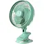 Настольный вентилятор на прищепке 200мм Wimpeх WX-917 Поворотная ветродуйка 50Вт 3 Лопасти Зеленый - миниатюра 1