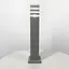 Вуличний ліхтар в сірому кольорі Line.F 8024 GR (стовп) - мініатюра 1