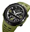 Чоловічий спортивний годинник Skmei 1655 (Зелений з чорним табло) - мініатюра 2
