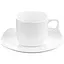 Чашка з блюдцем Wilmax порцелянова 200 мл біла (993003 WIL) - мініатюра 1