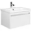 Тумба Мойдодир Prime 60-А з умивальником Cosmo 60 підвісна Білий - мініатюра 1