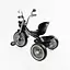 Трехколесный велосипед Best Trike BS-67800 с музыкальной фарой и корзиной черный - миниатюра 3