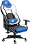 Геймерське крісло GT Racer чорне з синім та білим (X-5813 Black/Blue/White) - мініатюра 6