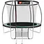 Батут Hop-Sport Premium 10ft (305см) чорно-зелений з внутрішньою сіткою - мініатюра 1