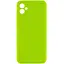 Чехол Lakshmi Silicone Cover Full Camera AA для Samsung Galaxy A06 Салатовый/Neon Green - миниатюра 1