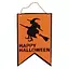 Декор флаг Ведьма Happy Halloween - миниатюра 1