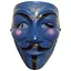 Маска Анонімуса Гай Фокс V - значить вендетта G-Toys синя - мініатюра 1