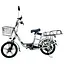 Электровелосипед Minako U18" 600W 48V 18Ah + грузовой усиленный багажник серый - миниатюра 1