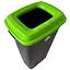 Бак сортувальний Planet для скла 70 л антрацитово-зелений (00-00020485) - мініатюра 3