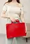Жіноча шкіряна сумка для ноутбука і документів червона - мініатюра 6