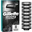 Сменные кассеты Gillette Mach3 Charcoal Древесный уголь 8 шт. (8700216085472) - миниатюра 1