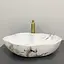 Умивальник VBI Faleria каррара глянцевий накладний VBI-016700, Мармур - мініатюра 3