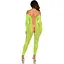 Бодистокинг Leg Avenue Crotchless Footless Lingerie Bodystocking One Size Neon Green - миниатюра 2