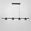 Видовжена люстра HILDFRID на 4 плафони Line.F MJ 179L-950 BK - мініатюра 6