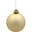 Комплект елочных шариков Chomik пластиковые 5 см золотистые 20 шт. (GIF3801) - миниатюра 3