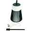 Лампа от комаров Electric shock BG-002 уничтожитель насекомых с аккумулятором 20-50 м² 12 часов работы зеленая - миниатюра 2