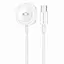 Зарядное устройство Borofone BQ35 беспроводное для смарт-часов Type-C пластик 2.5W белый - миниатюра 2