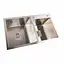 Кухонная мойка Platinum Handmade HDB 780x430x230 на две чаши (квадратный сифон, 3.0/1.0), Нержавеющая сталь - миниатюра 1