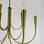 Изысканная золотая люстра ODENSA на 9 ламп Line.F MJ 107/9 - миниатюра 3