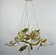 Люстра с декоративной листвой клена Ø60 см | Ст. MD 6015-600 GD Line F - миниатюра 7