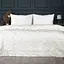 Летний постельный комплект MirSon Line Satin Premium Moko White Eco-Soft Семейный (2200010975666) - миниатюра 1