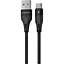 Кабель Proove Soft Silicone USB-A to USB-C 2.4A 1m Black (CCSO20001201) [130627] - миниатюра 2