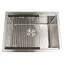 Кухонна мийка під стільницю з нержавіючої сталі кухонна станція Nett NS-5742, Нержавіюча сталь - мініатюра 7