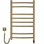 Электрический полотенцесушитель Navin Камелия 480x800 Sensor левая бронза 12-212033-4860, Бронза, Левое, Электронный - миниатюра 1