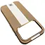 Чохол шкіряний Epik Rally with MagSafe для Apple iPhone 17 Pro Max 6.9" Beige/White - мініатюра 2