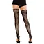 Панчохи Leg Avenue Floral Net Toe Loop Footless Thigh Highs One Size - мініатюра 1