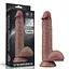 Фалоімітатор Dual Layered Silicone Nature Cock 9'' 23.5 см коричневий - мініатюра 17