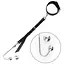 Анальный крюк 4 с ошейником из натуральной кожи Art of Sex - Anal hook, Черный - миниатюра 1