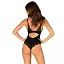 Эротическое боди Obsessive Bellastia XL/2XL черный - миниатюра 4