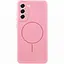 Чохол Silicone Cover Lakshmi Full Camera (AA) with MagFit для Samsung Galaxy S21 FE Рожевий / Light pink - мініатюра 1