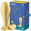 Анальна пробка з вібрацією Satisfyer Intensity Plug 11.3 см (золотий) - мініатюра 2