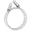 Дата кабель Hoco U113 Solid 100W Type-C to Type-C (1m) Silver - мініатюра 2
