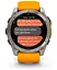 Смарт-годинник Garmin Fenix 8 47mm AMOLED Sapphire Titanium w. Spark Orange/Graphite Silicone Band (010-02904-10/11) - мініатюра 8