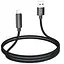 Дата кабель Hoco U125 Benefit 2.4A USB to Lightning with display (1.2m) Black - мініатюра 4