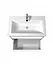 Тумба Мойдодир Polo Loft 70-U з умивальником Cosmo бетон з білим Білий - мініатюра 6