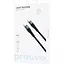 Кабель Proove Light Silicone USB-C to USB-C 60W 1m Black (CCLC60001101) [133318] - миниатюра 2